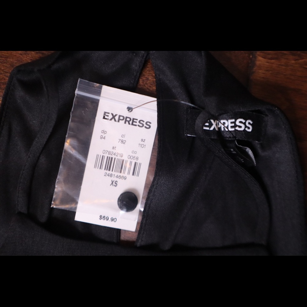 NWT Black halter dress